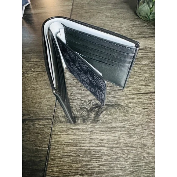 Coach 3 In 1 Men’s Wallet In Signature Canvas - Picture 6 of 8